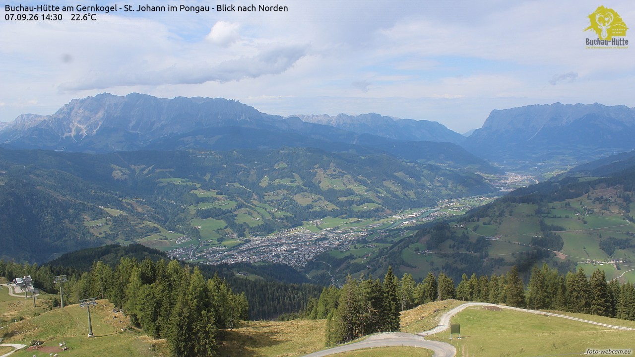 Archiv Foto Webcam Buchau-Hütte am Gernkogel - St. Johann