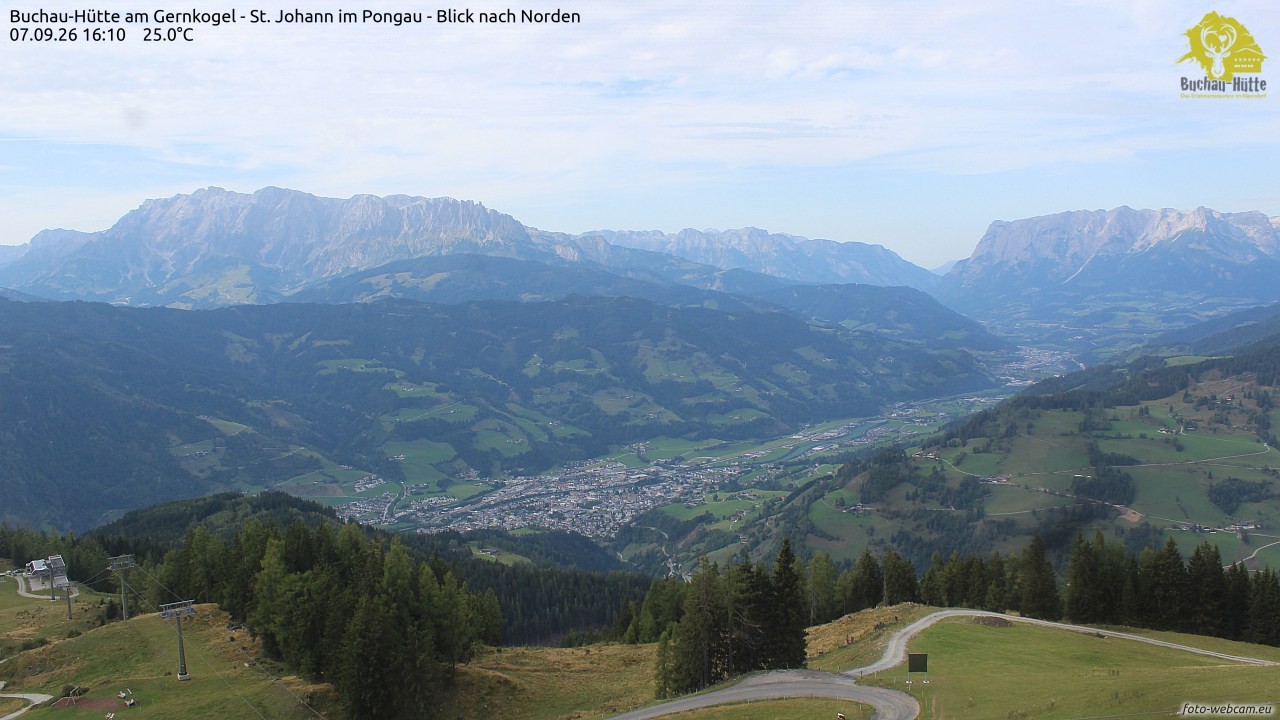 Archiv Foto Webcam Buchau-Hütte am Gernkogel - St. Johann