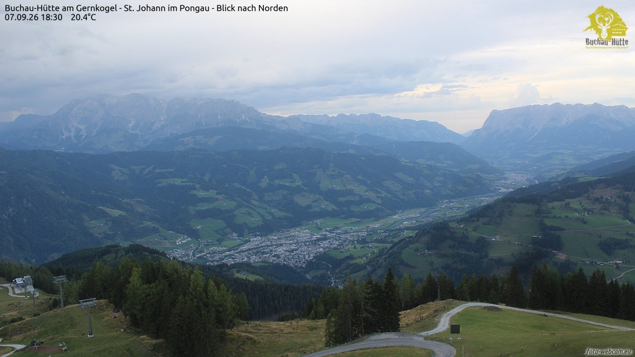 Archiv Foto Webcam Buchau-Hütte am Gernkogel - St. Johann