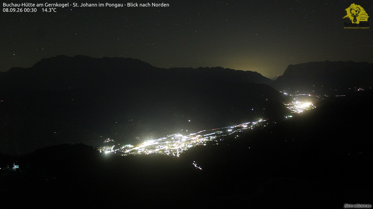 Archiv Foto Webcam Buchau-Hütte am Gernkogel - St. Johann