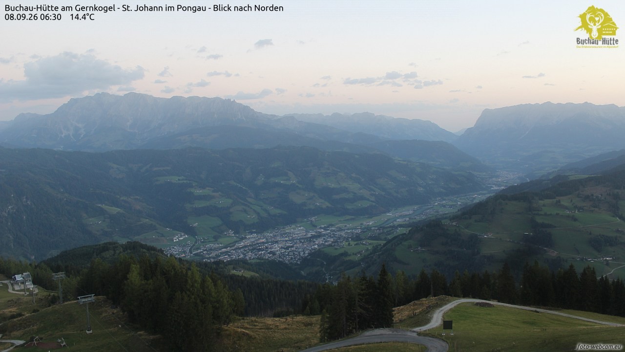 Archiv Foto Webcam Buchau-Hütte am Gernkogel - St. Johann