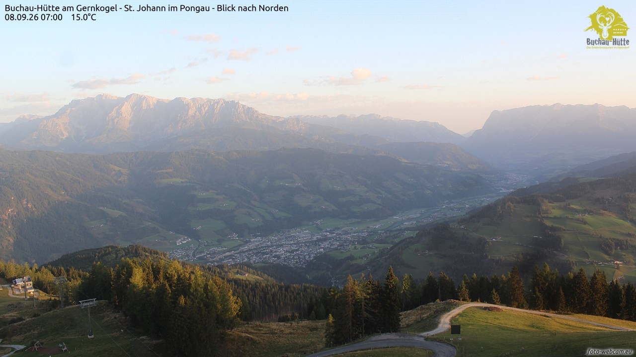 Archiv Foto Webcam Buchau-Hütte am Gernkogel - St. Johann