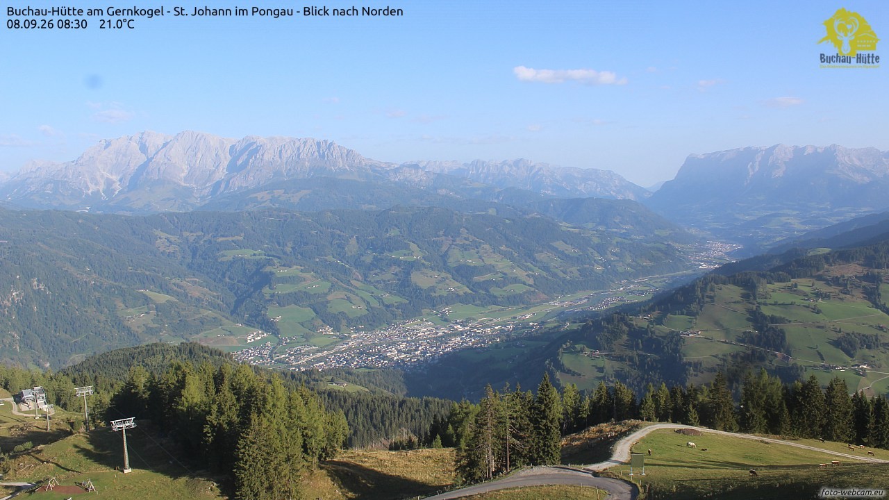 Archiv Foto Webcam Buchau-Hütte am Gernkogel - St. Johann