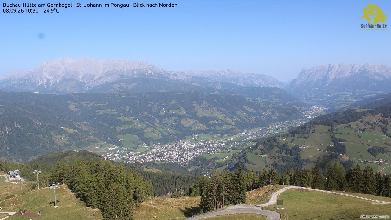 Archiv Foto Webcam Buchau-Hütte am Gernkogel - St. Johann