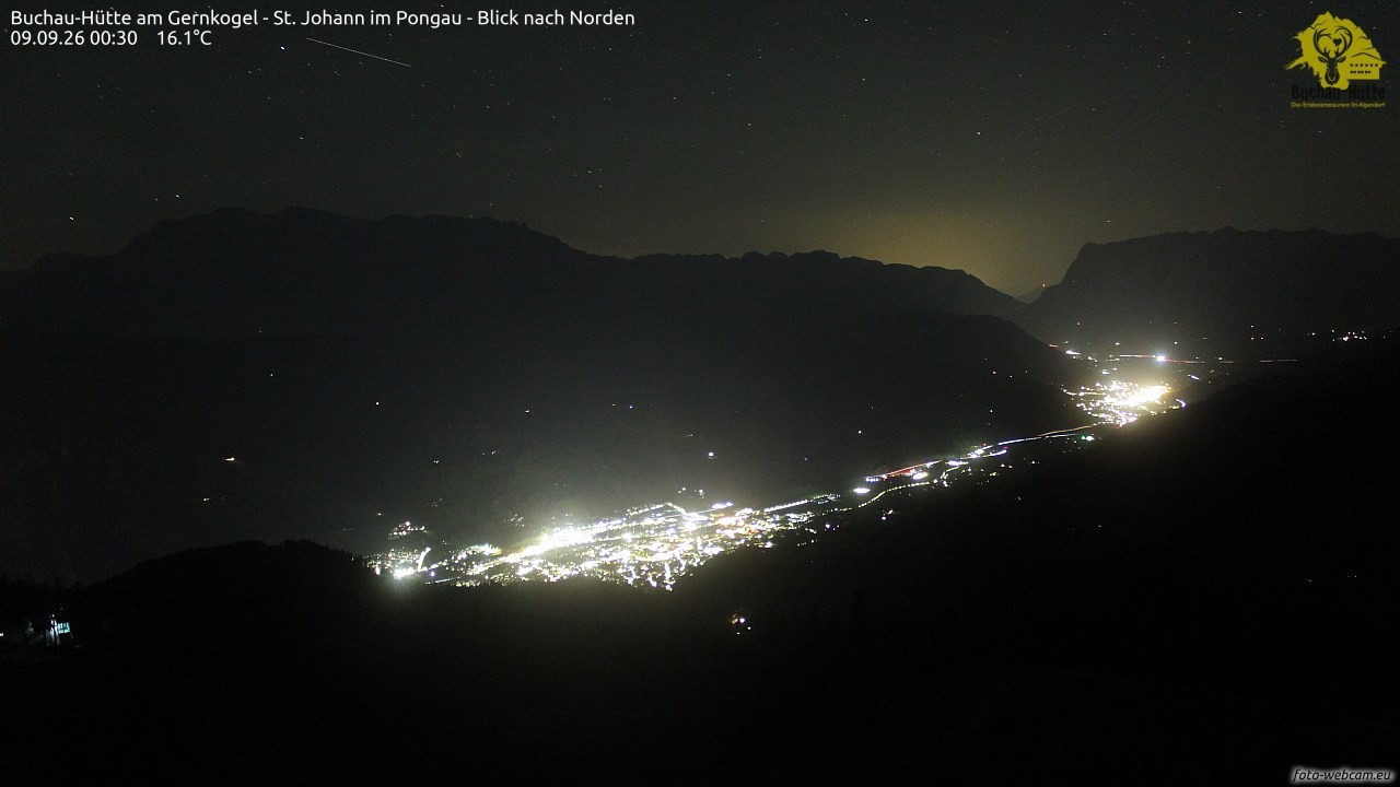 Archiv Foto Webcam Buchau-Hütte am Gernkogel - St. Johann