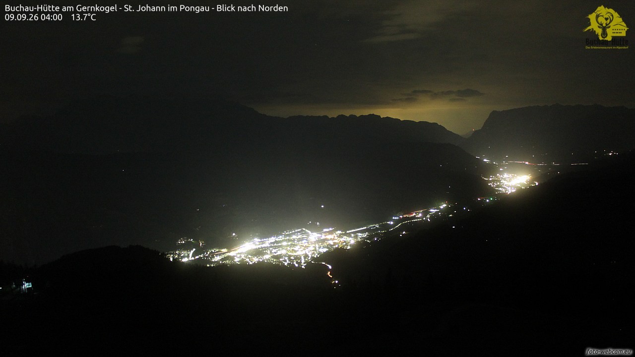 Archiv Foto Webcam Buchau-Hütte am Gernkogel - St. Johann