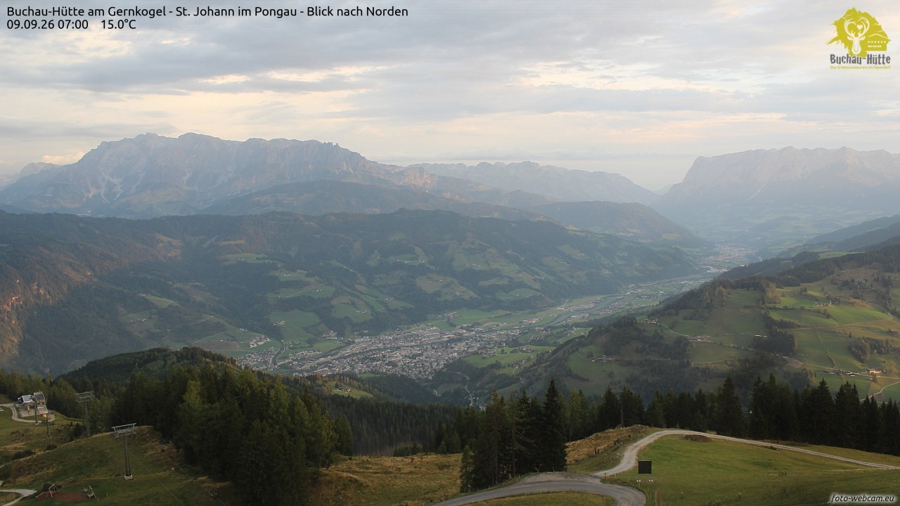 Archiv Foto Webcam Buchau-Hütte am Gernkogel - St. Johann