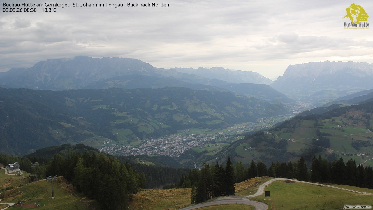 Archiv Foto Webcam Buchau-Hütte am Gernkogel - St. Johann