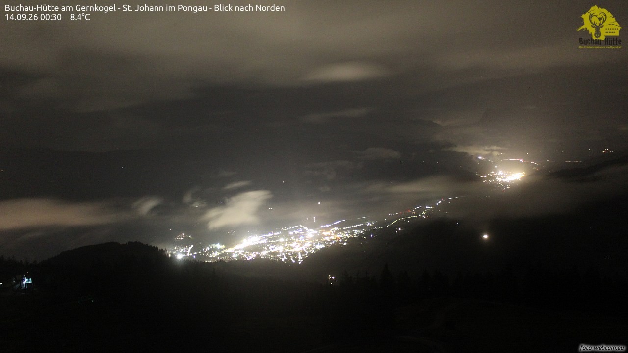Archiv Foto Webcam Buchau-Hütte am Gernkogel - St. Johann