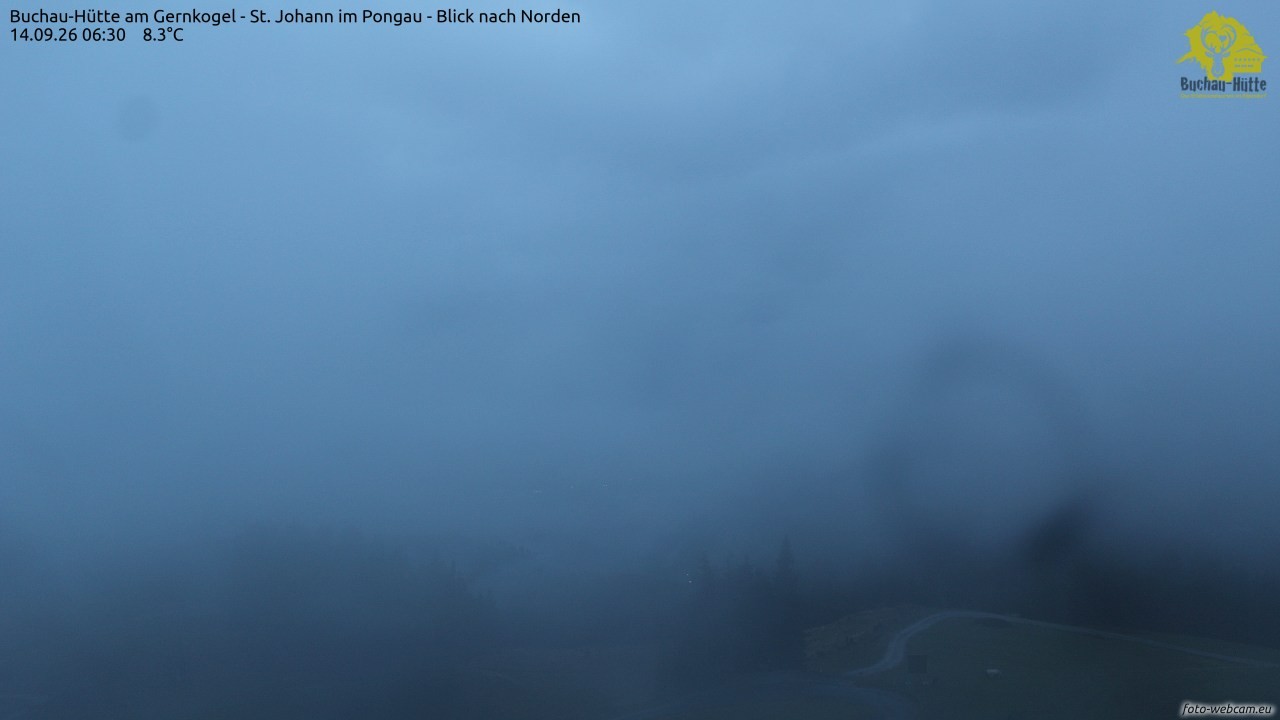 Archiv Foto Webcam Buchau-Hütte am Gernkogel - St. Johann