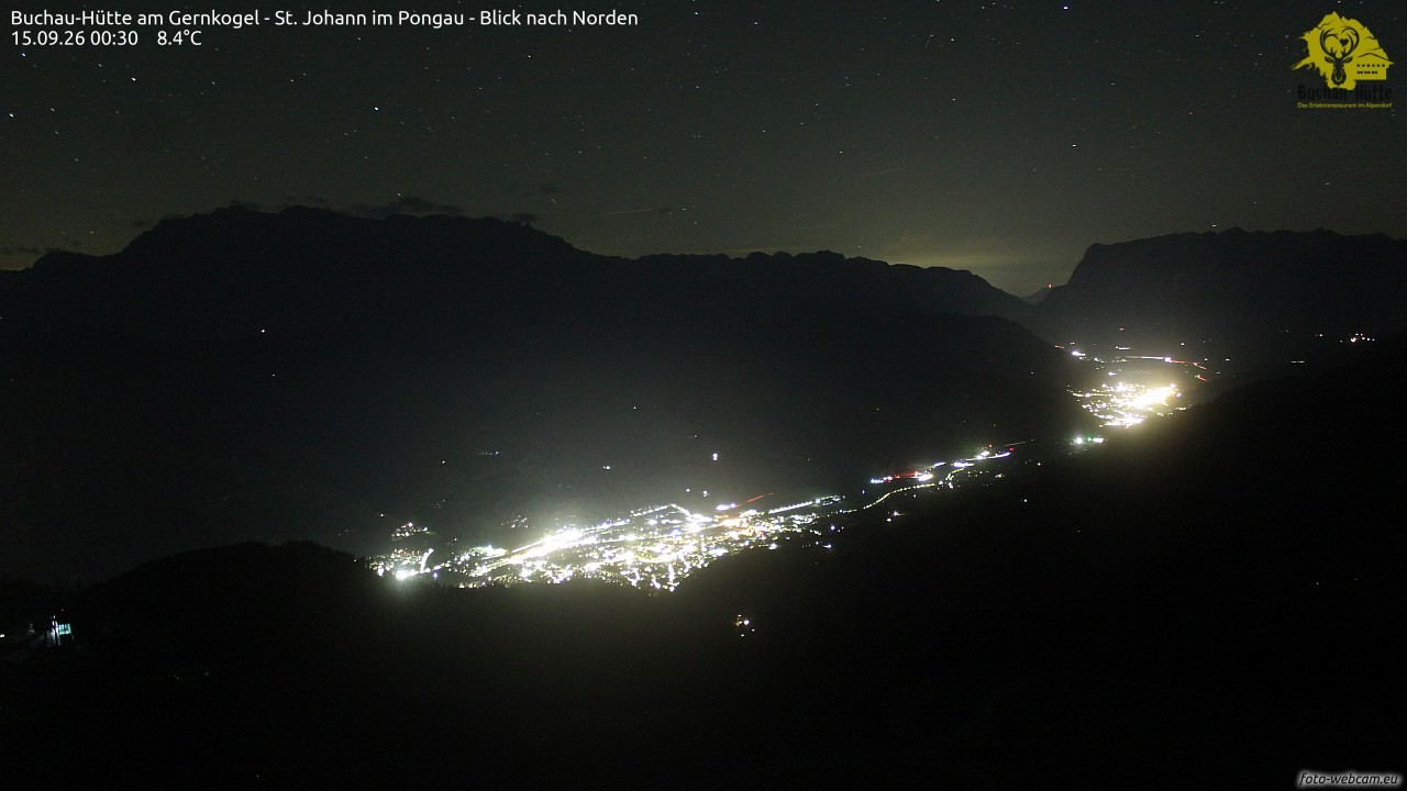 Archiv Foto Webcam Buchau-Hütte am Gernkogel - St. Johann