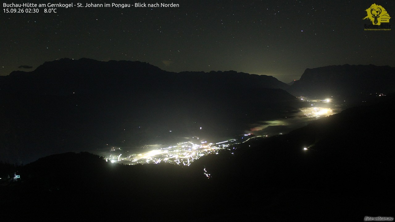 Archiv Foto Webcam Buchau-Hütte am Gernkogel - St. Johann