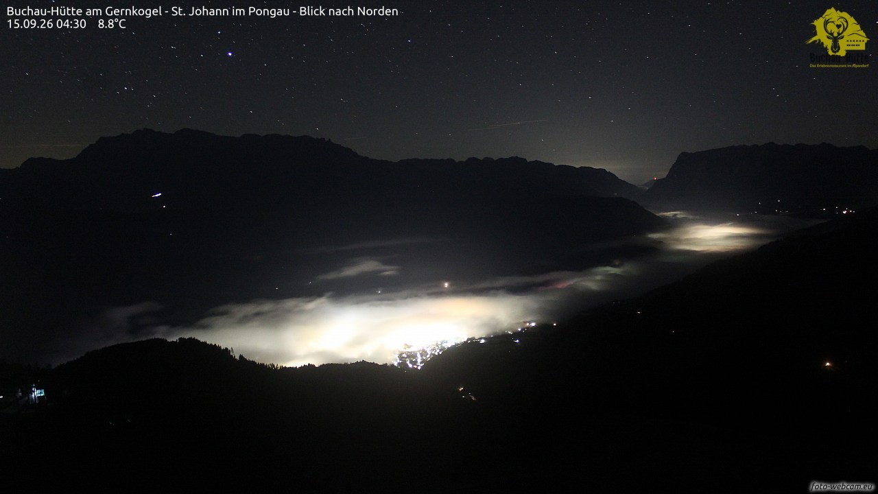 Archiv Foto Webcam Buchau-Hütte am Gernkogel - St. Johann