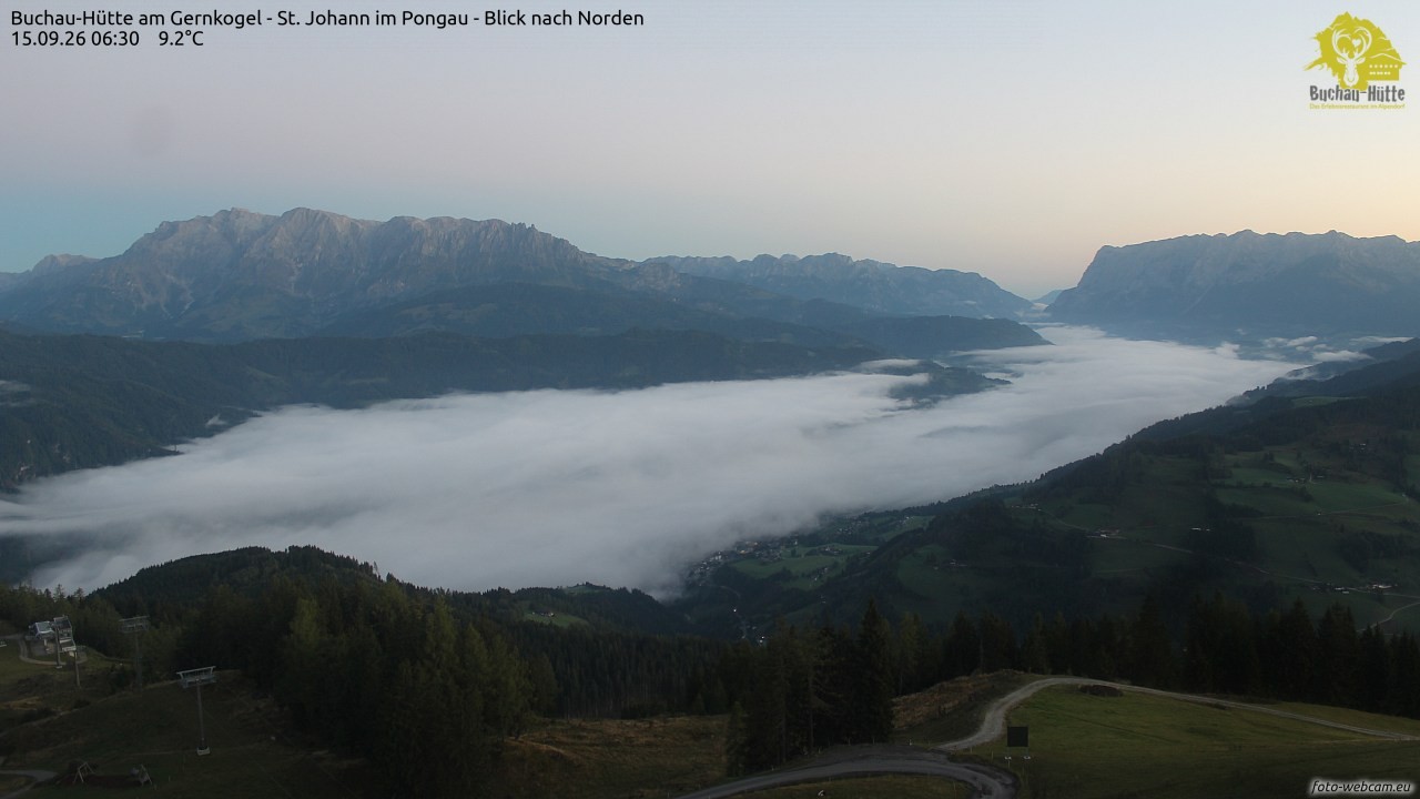Archiv Foto Webcam Buchau-Hütte am Gernkogel - St. Johann