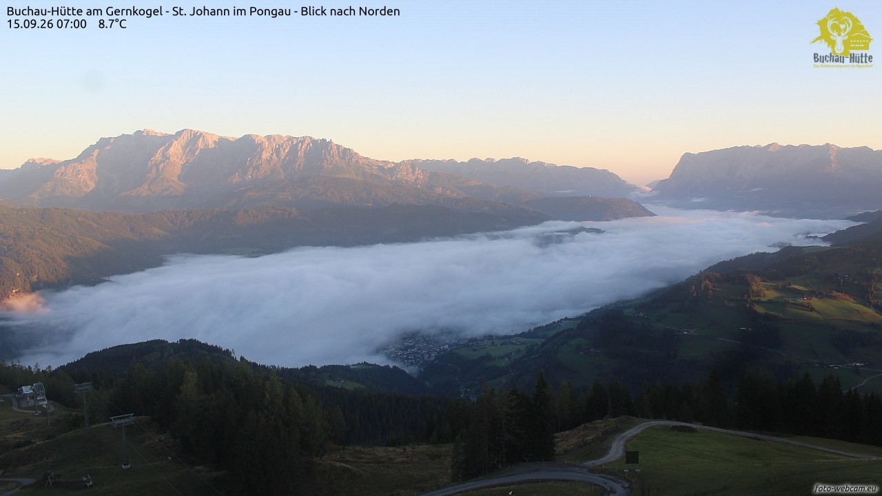 Archiv Foto Webcam Buchau-Hütte am Gernkogel - St. Johann