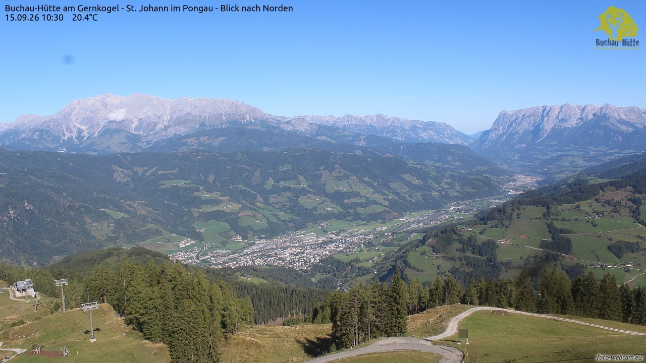 Archiv Foto Webcam Buchau-Hütte am Gernkogel - St. Johann
