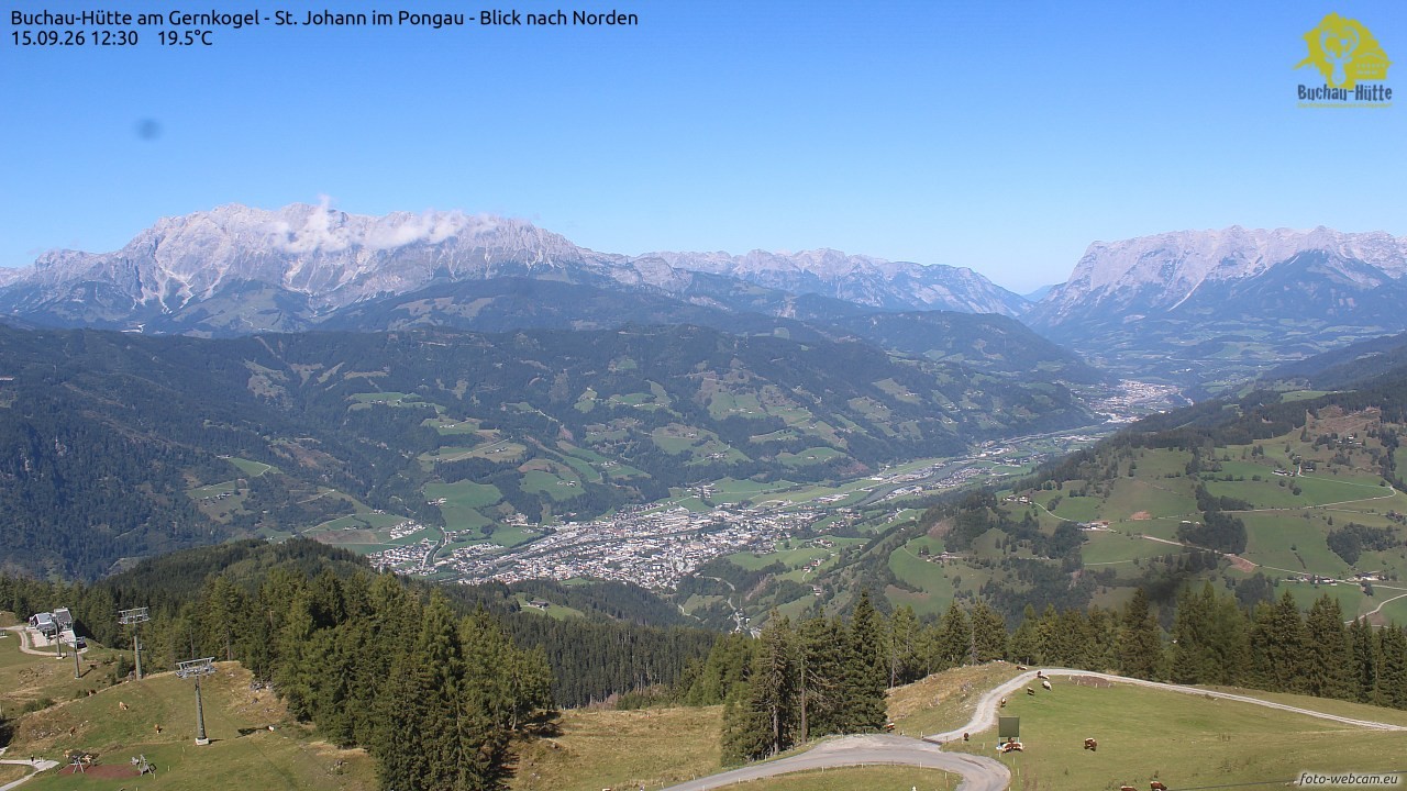 Archiv Foto Webcam Buchau-Hütte am Gernkogel - St. Johann