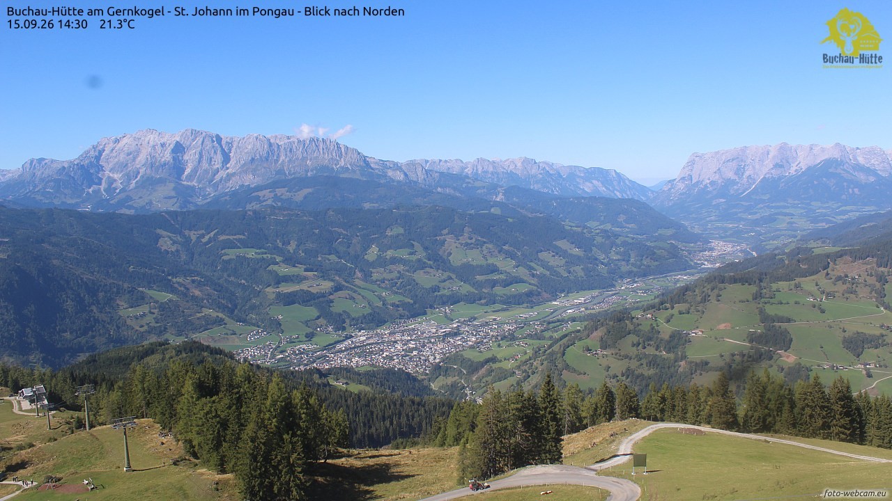 Archiv Foto Webcam Buchau-Hütte am Gernkogel - St. Johann