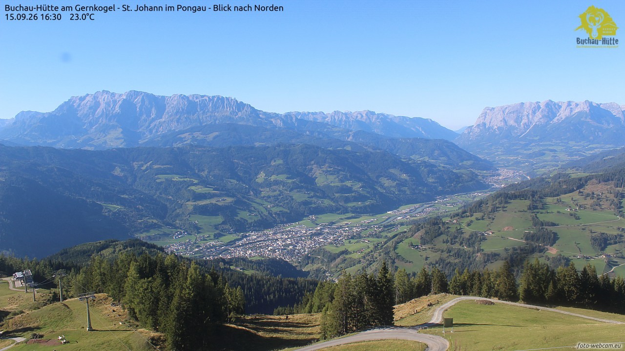 Archiv Foto Webcam Buchau-Hütte am Gernkogel - St. Johann