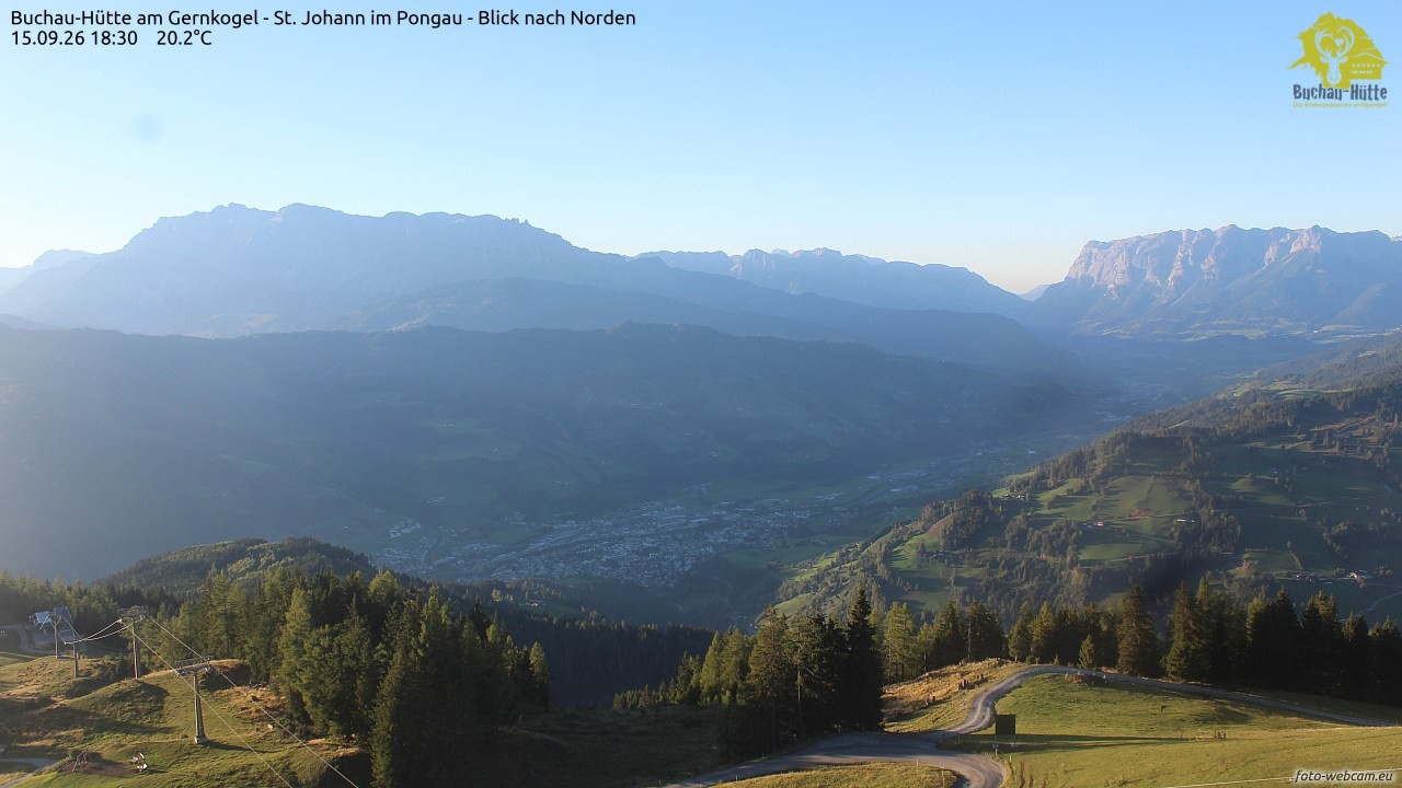 Archiv Foto Webcam Buchau-Hütte am Gernkogel - St. Johann