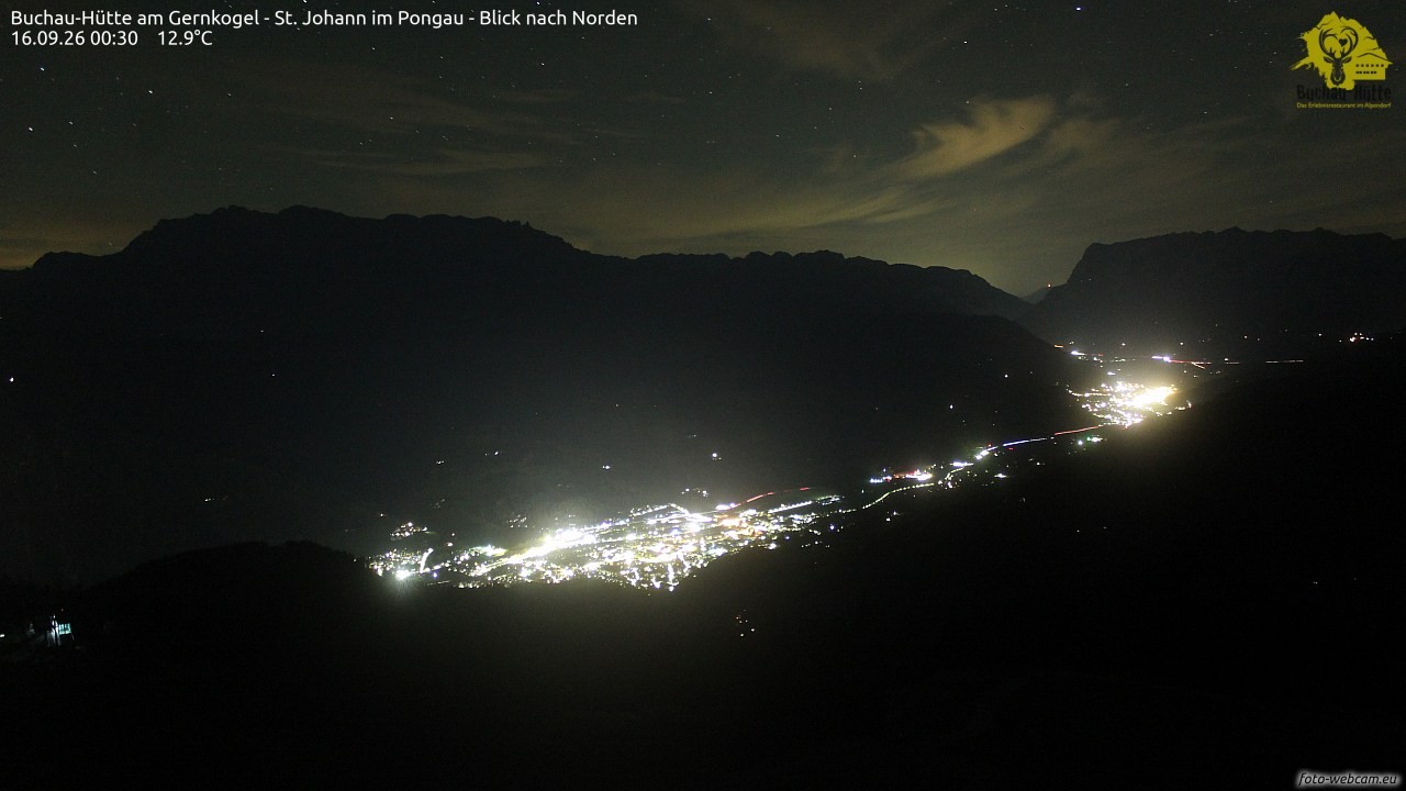 Archived image Webcam Gernkogel - View to the North
