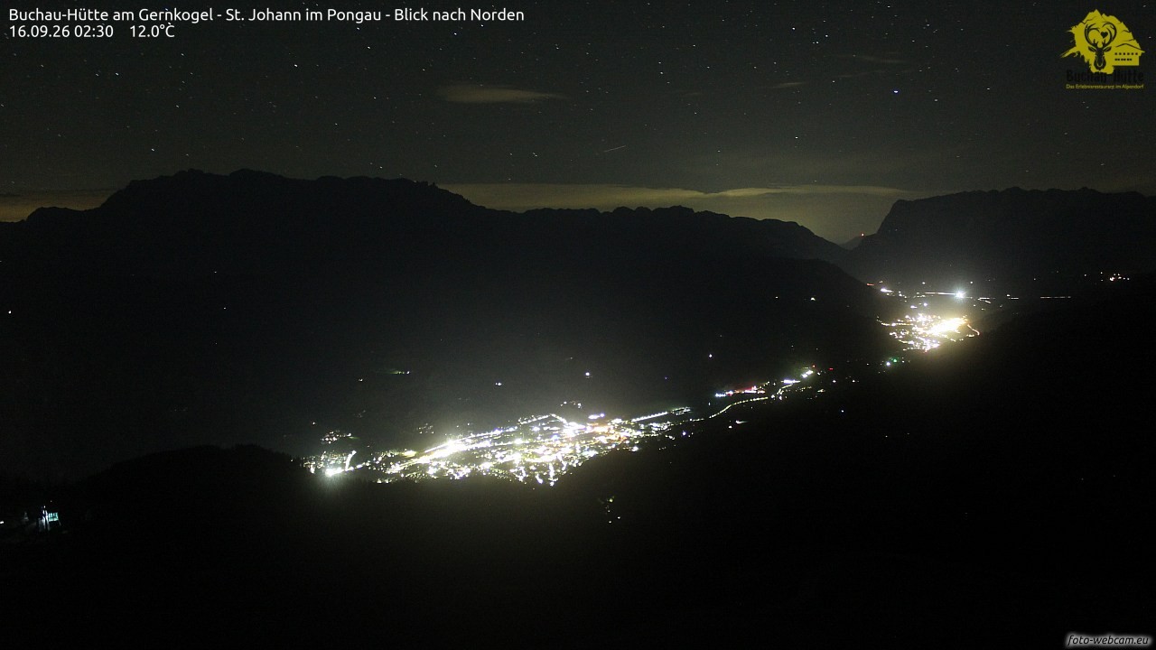 Archived image Webcam Gernkogel - View to the North