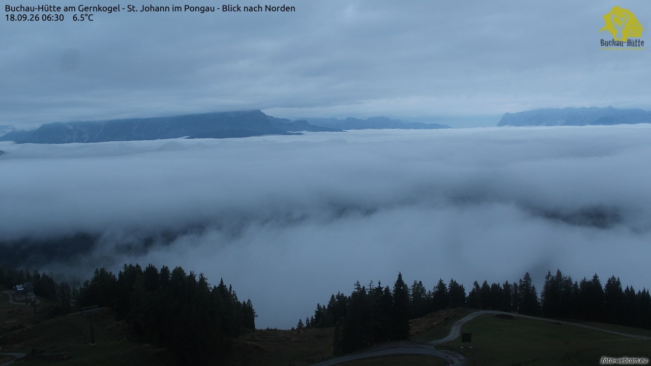 Archiv Foto Webcam Buchau-Hütte am Gernkogel - St. Johann