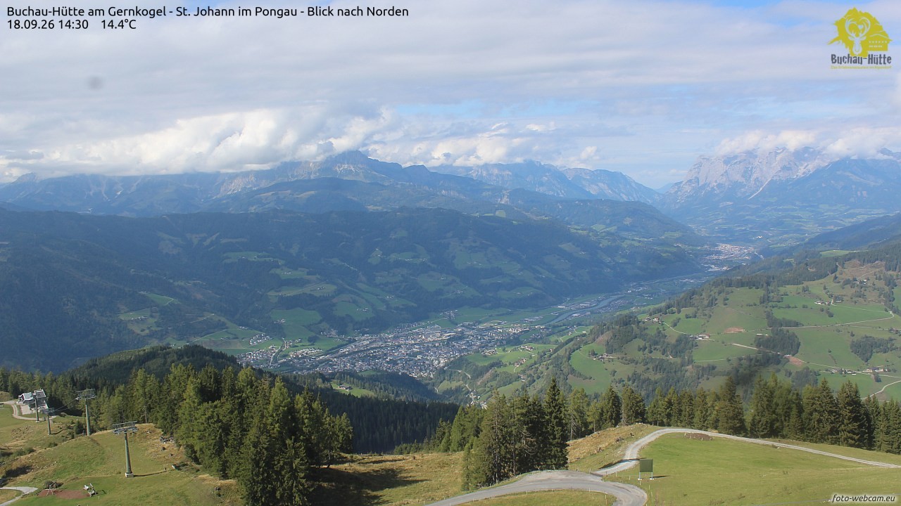 Archiv Foto Webcam Buchau-Hütte am Gernkogel - St. Johann