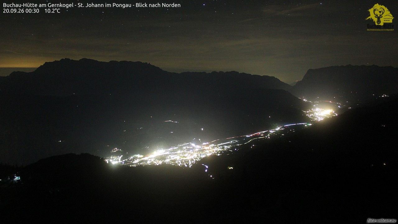 Archiv Foto Webcam Buchau-Hütte am Gernkogel - St. Johann
