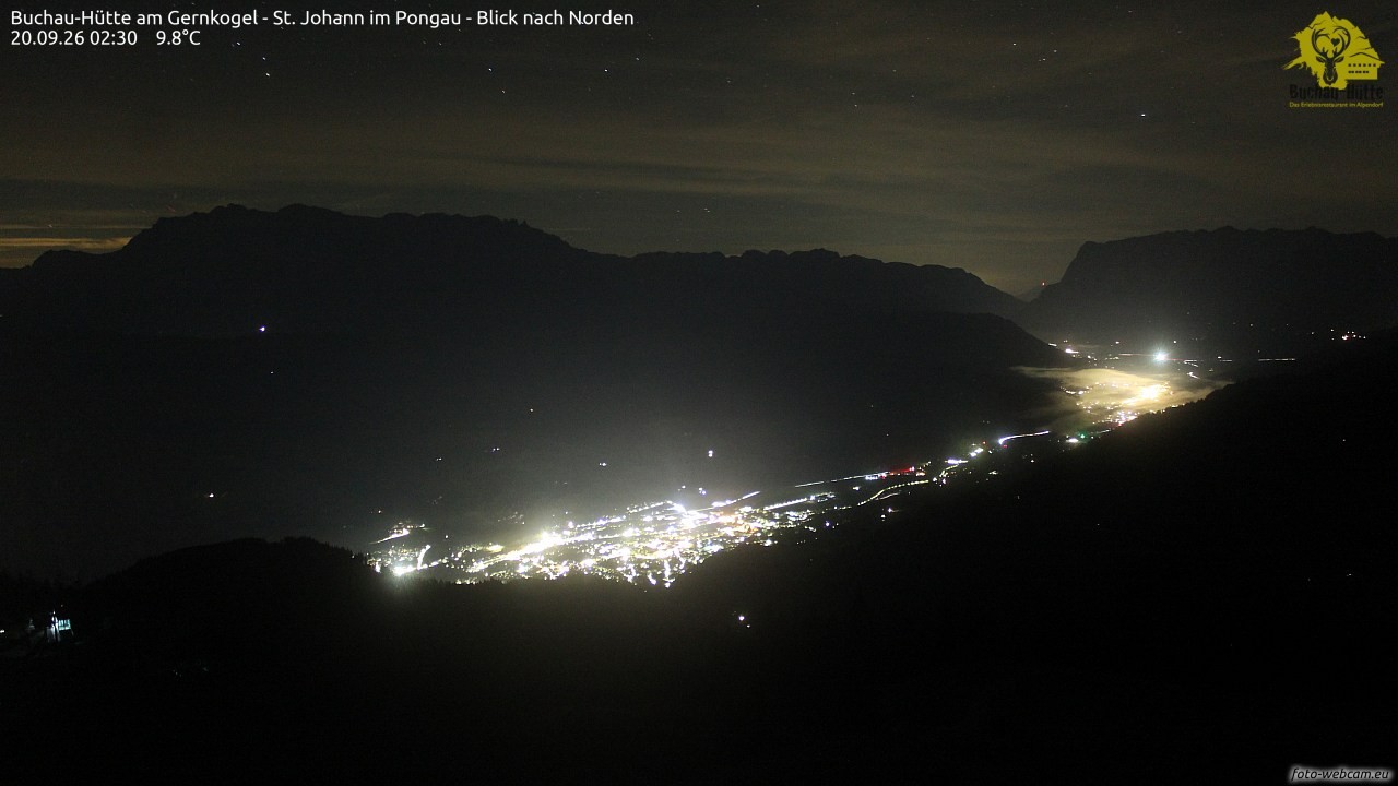 Archiv Foto Webcam Buchau-Hütte am Gernkogel - St. Johann