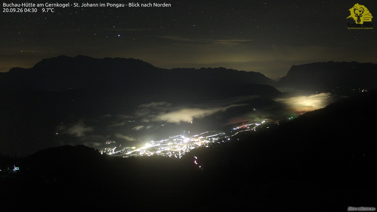 Archiv Foto Webcam Buchau-Hütte am Gernkogel - St. Johann