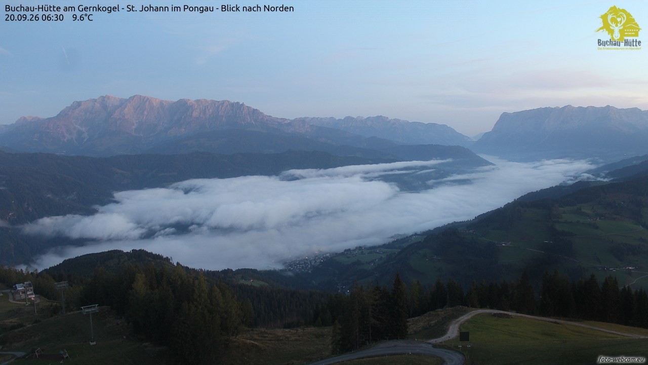Archiv Foto Webcam Buchau-Hütte am Gernkogel - St. Johann