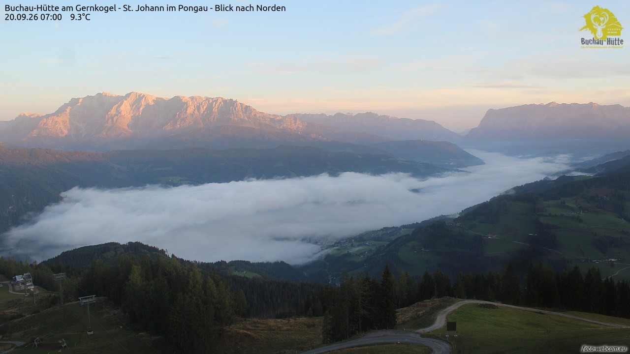 Archiv Foto Webcam Buchau-Hütte am Gernkogel - St. Johann