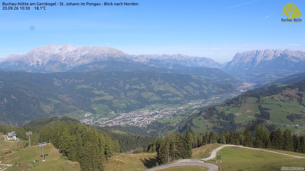 Archived image Webcam Gernkogel - View to the North