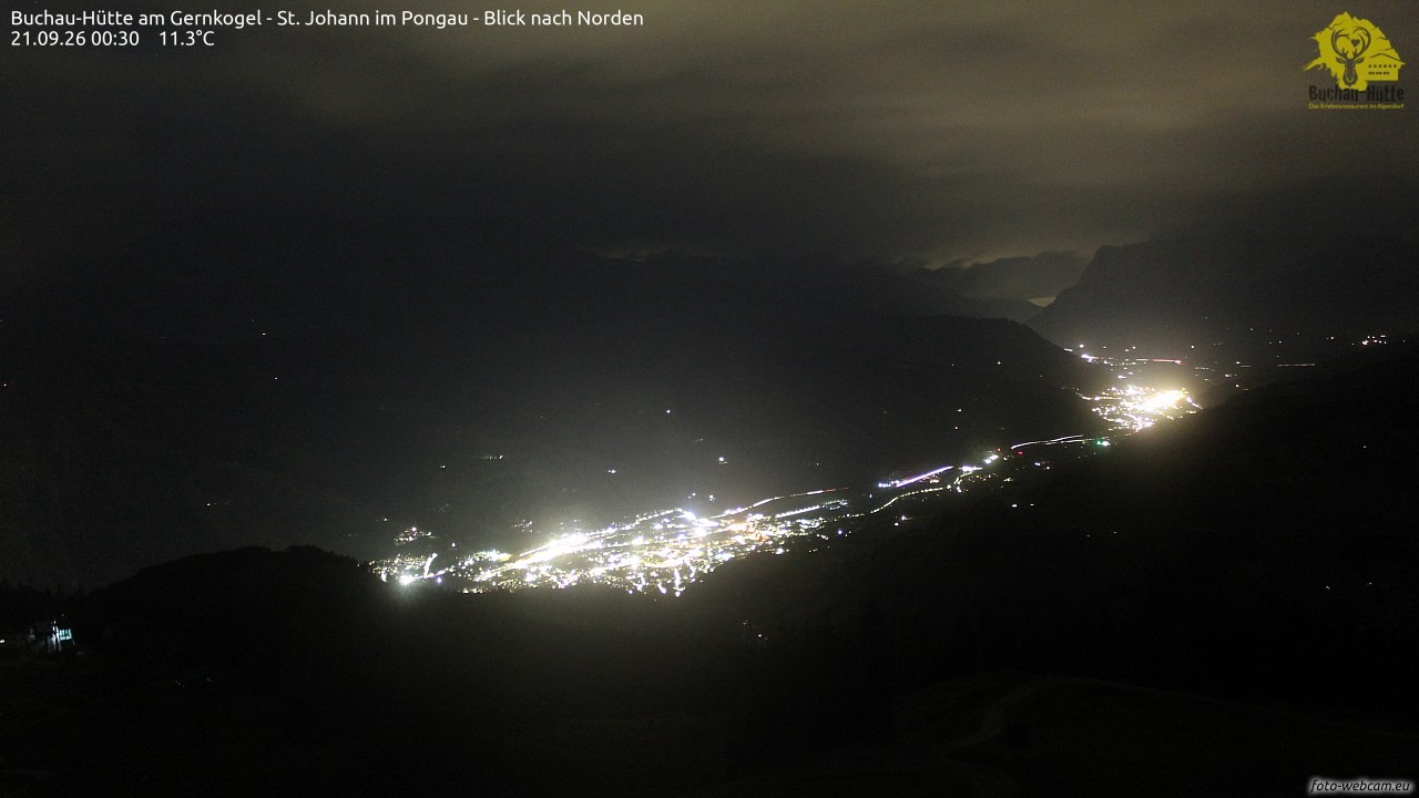 Archiv Foto Webcam Buchau-Hütte am Gernkogel - St. Johann