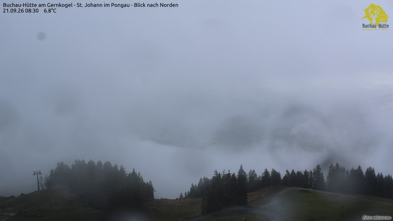 Archiv Foto Webcam Buchau-Hütte am Gernkogel - St. Johann