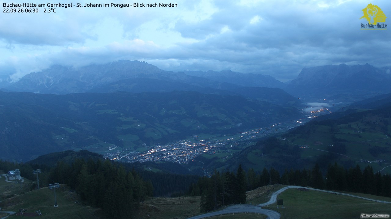 Archived image Webcam Gernkogel - View to the North