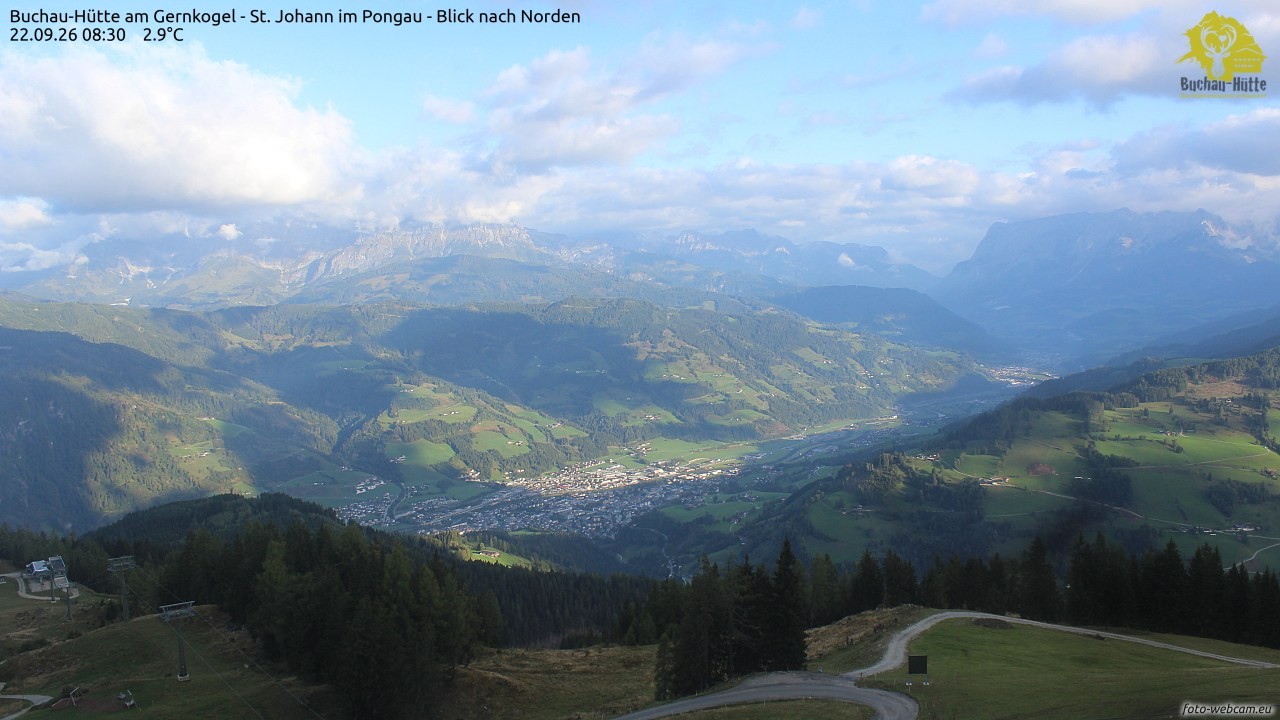Archived image Webcam Gernkogel - View to the North