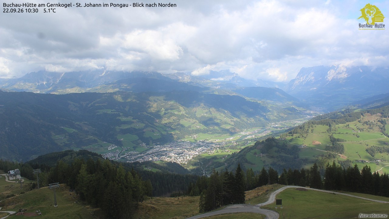 Archiv Foto Webcam Buchau-Hütte am Gernkogel - St. Johann