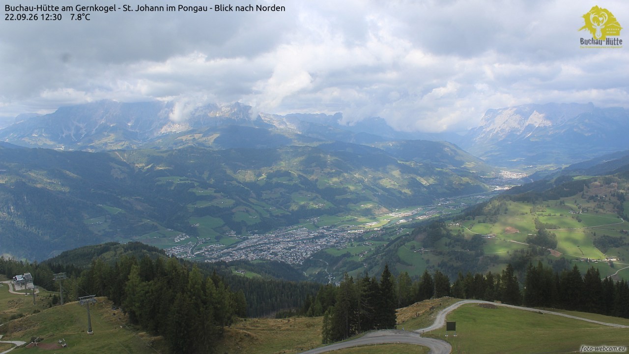Archiv Foto Webcam Buchau-Hütte am Gernkogel - St. Johann