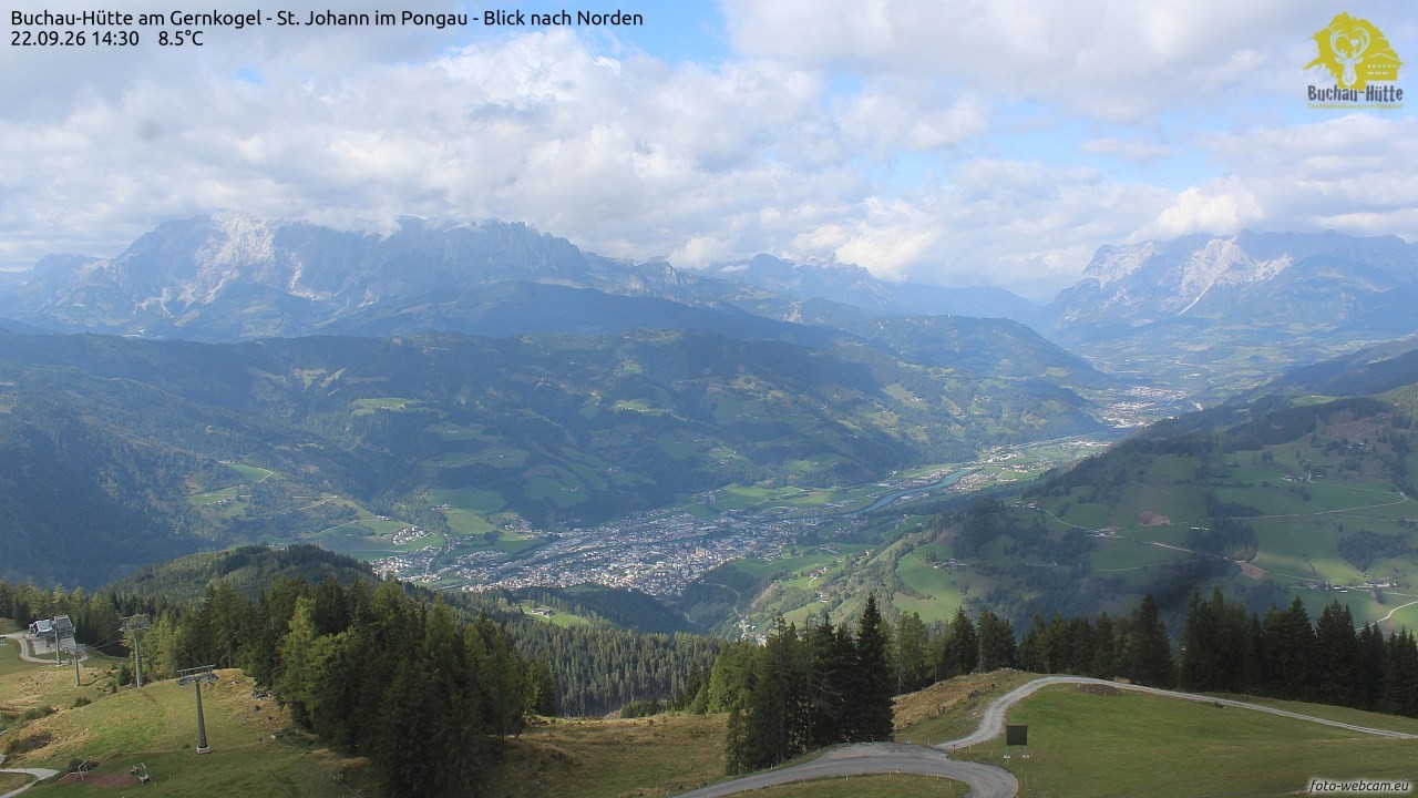 Archiv Foto Webcam Buchau-Hütte am Gernkogel - St. Johann