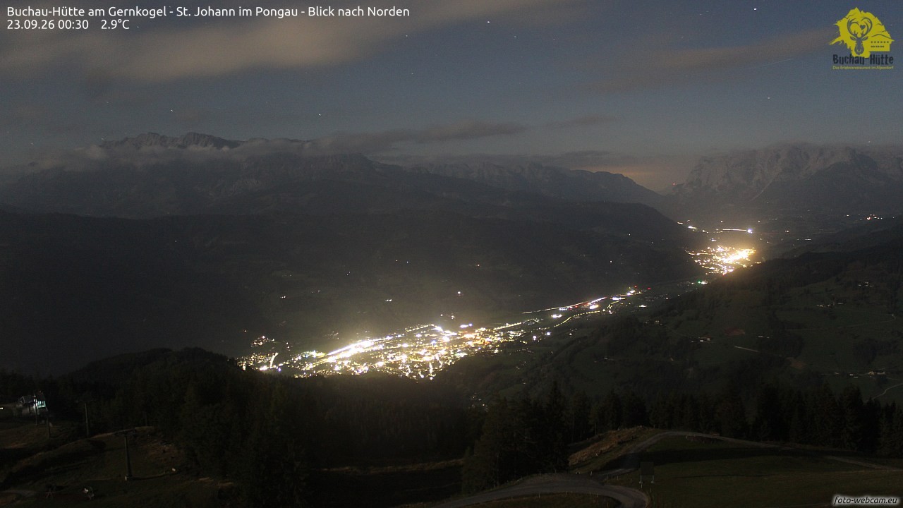 Archiv Foto Webcam Buchau-Hütte am Gernkogel - St. Johann