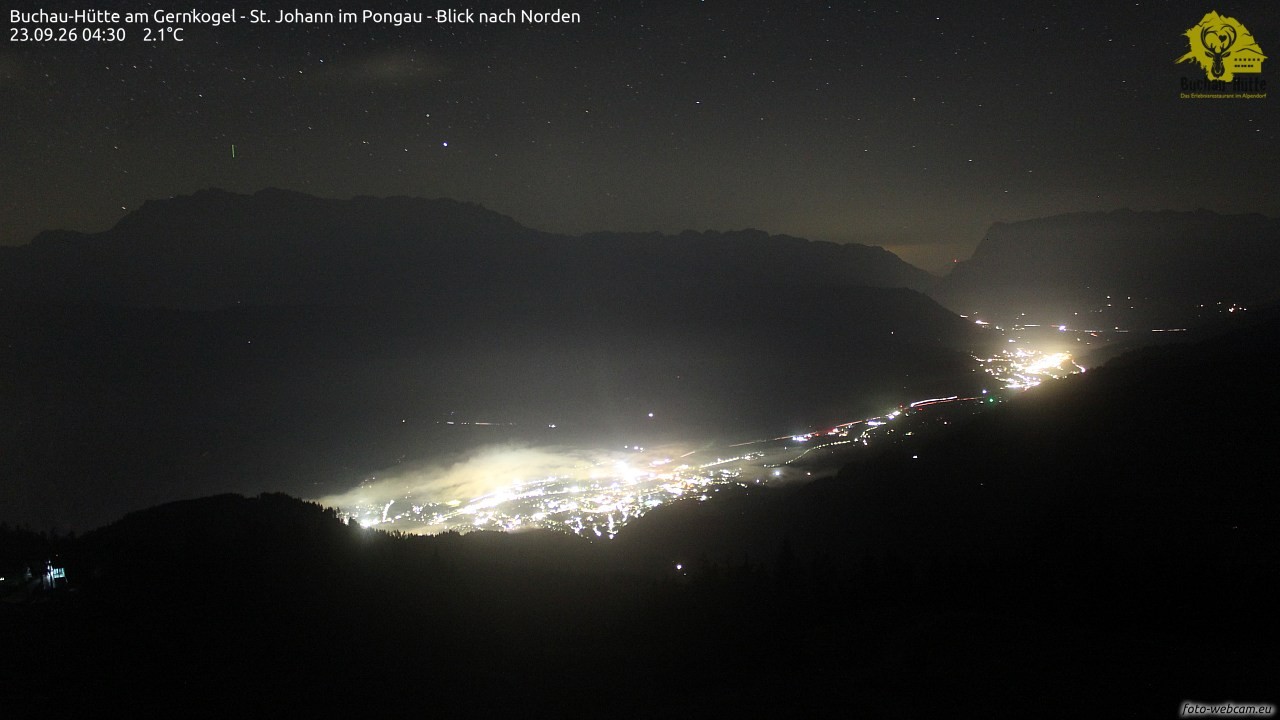 Archiv Foto Webcam Buchau-Hütte am Gernkogel - St. Johann