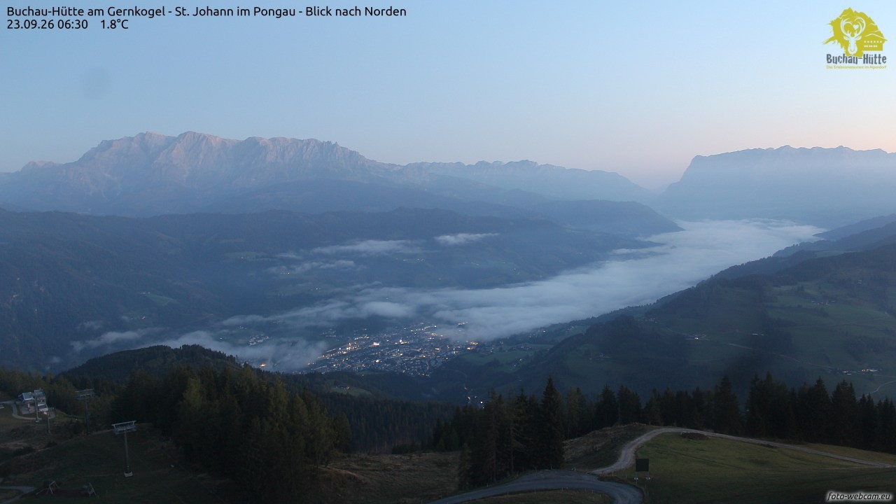 Archived image Webcam Gernkogel - View to the North