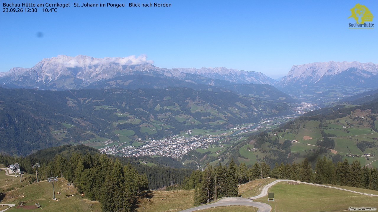 Archived image Webcam Gernkogel - View to the North