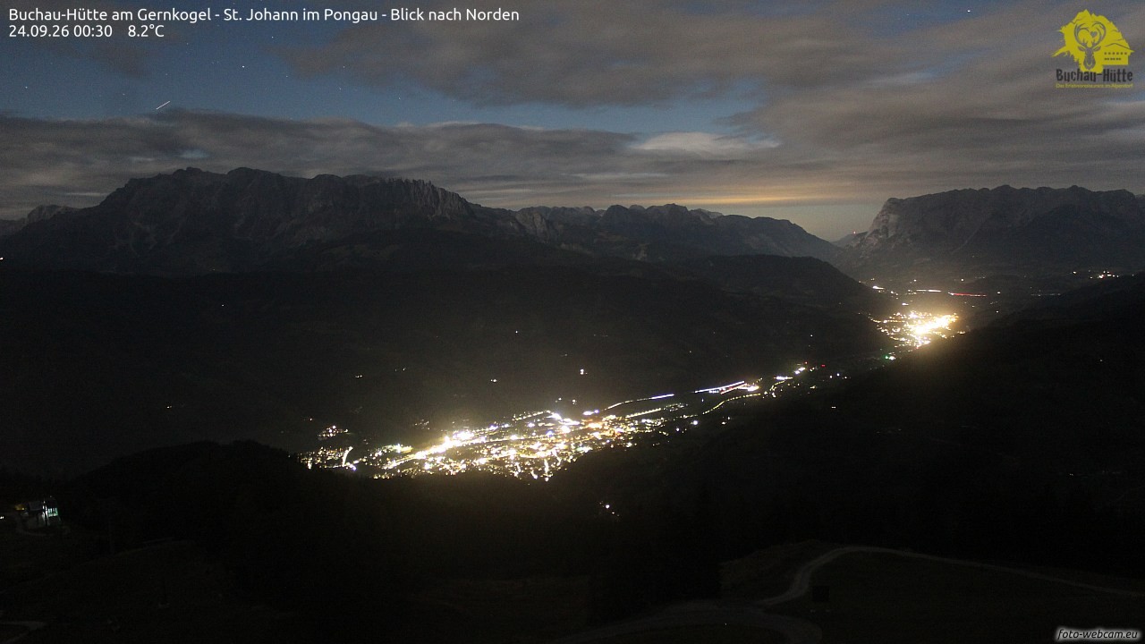 Archiv Foto Webcam Buchau-Hütte am Gernkogel - St. Johann