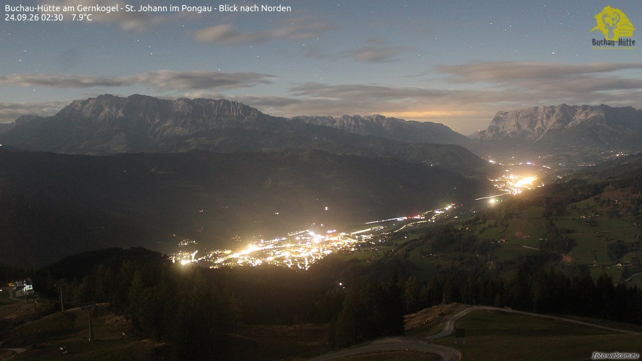 Archiv Foto Webcam Buchau-Hütte am Gernkogel - St. Johann
