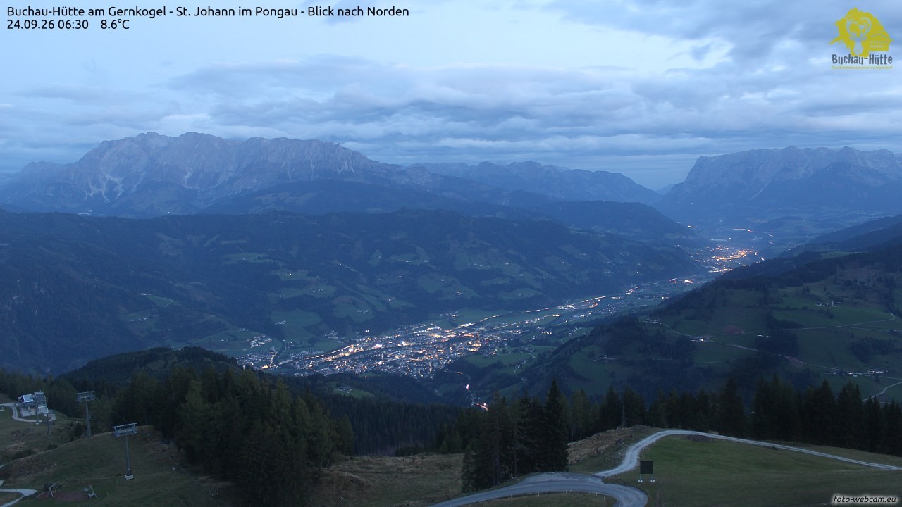 Archiv Foto Webcam Buchau-Hütte am Gernkogel - St. Johann