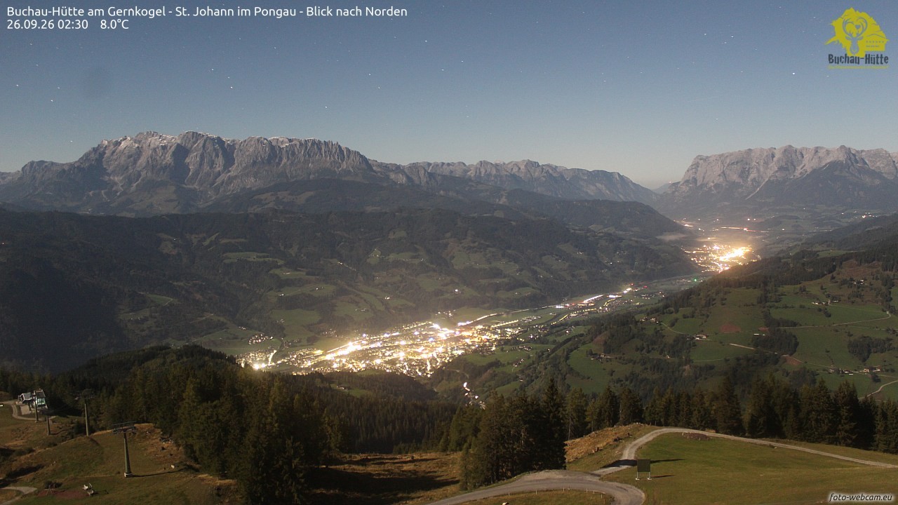 Archived image Webcam Gernkogel - View to the North