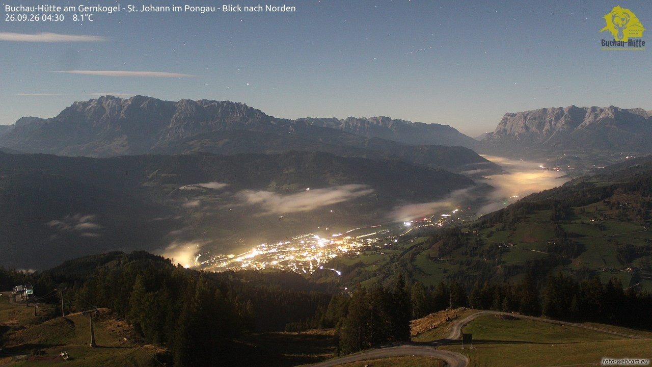 Archived image Webcam Gernkogel - View to the North